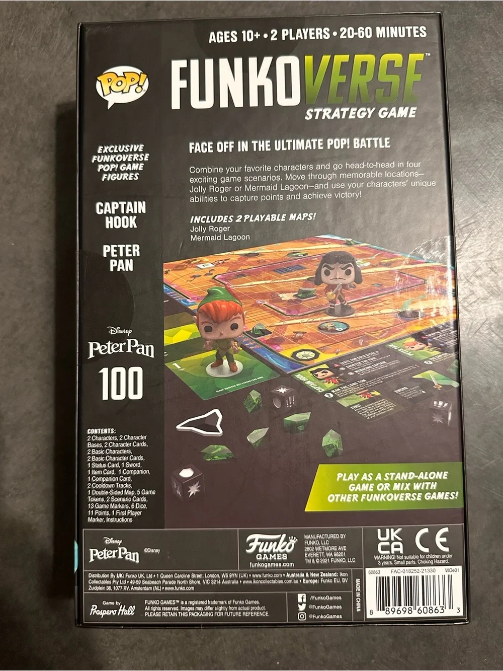 Funkoverse Strategy Game: Peter Pan 100 2-Pack by Funko Games